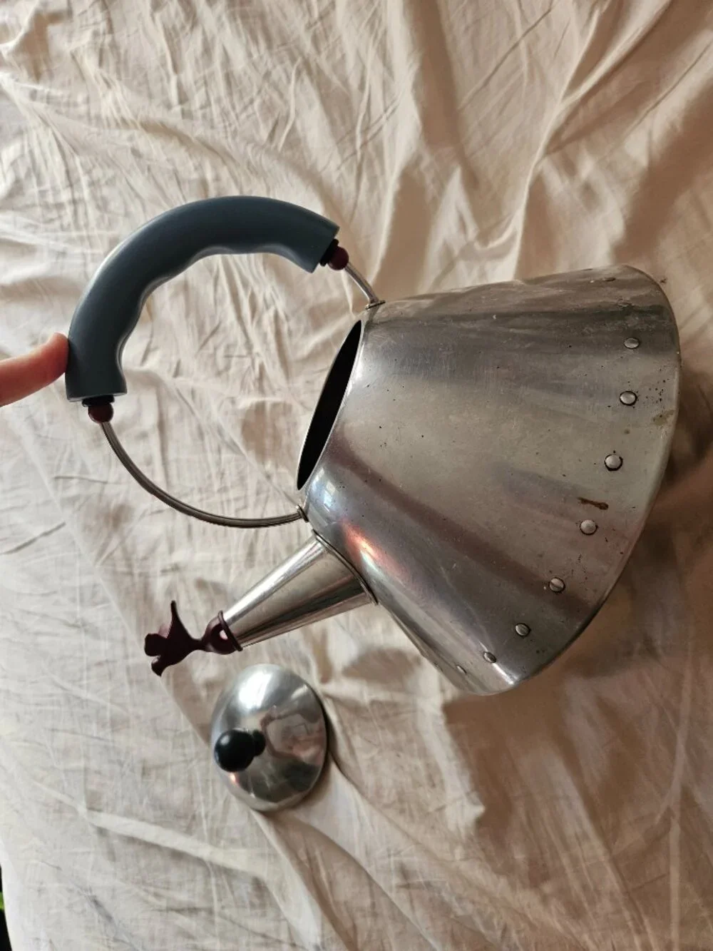 Alessi Tea Kettle with Bird Whistle